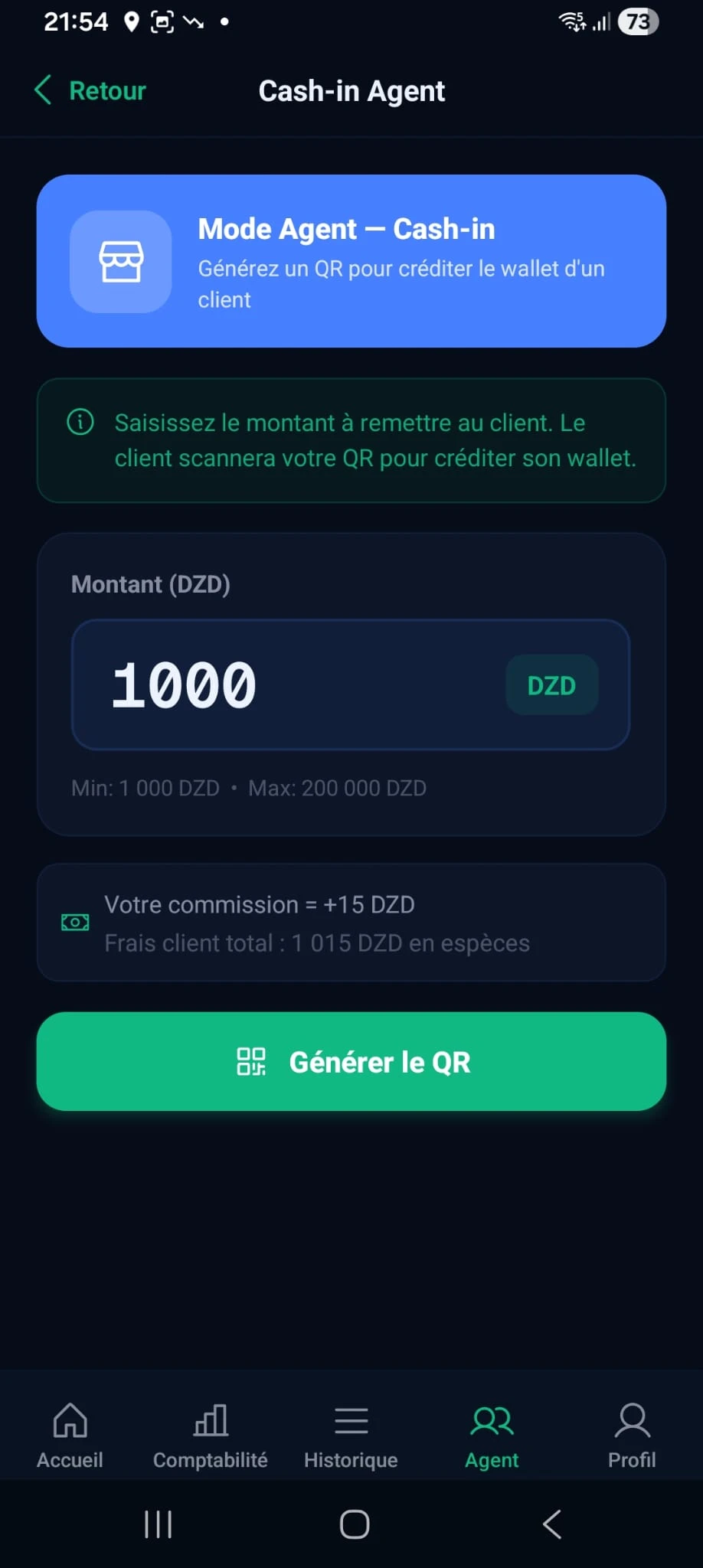 Cash-in