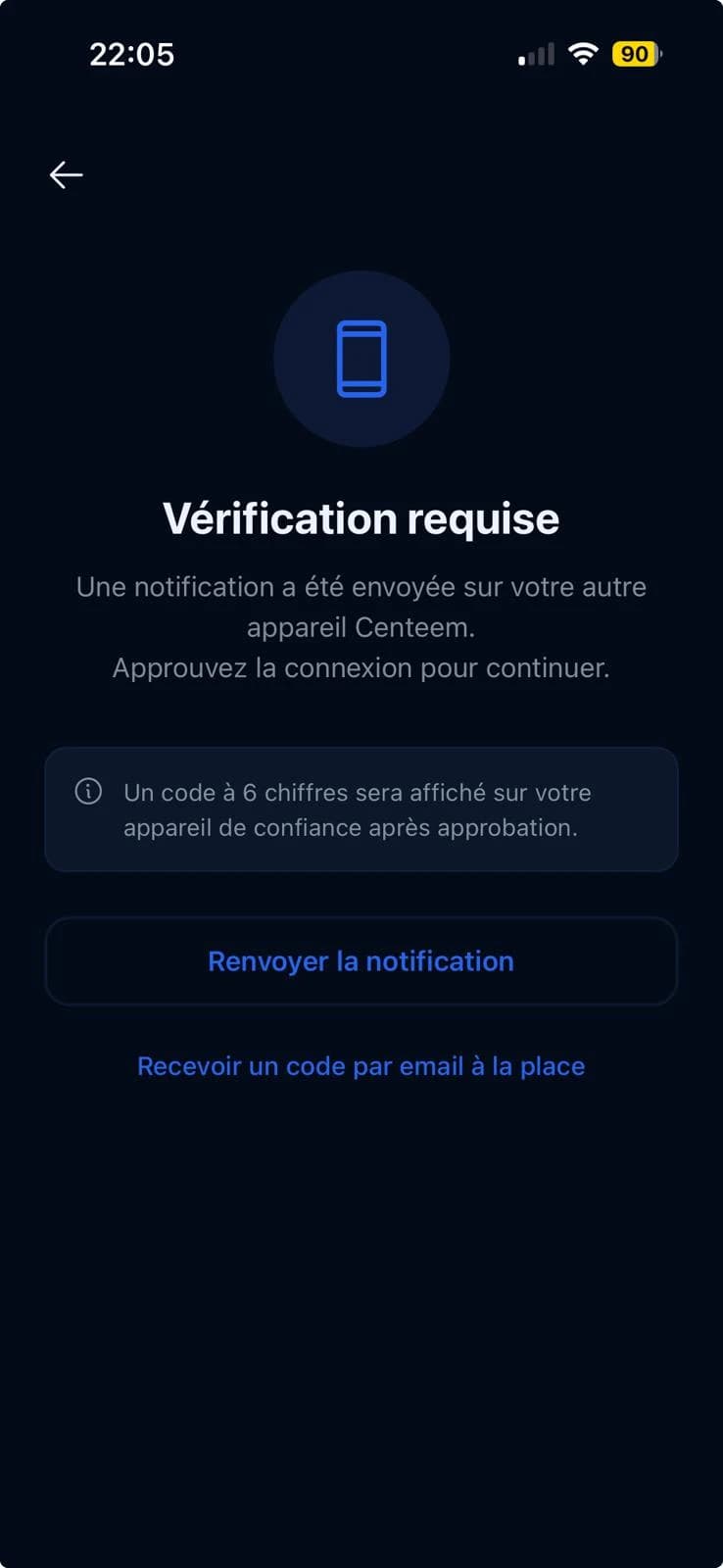 Vérification d'identité