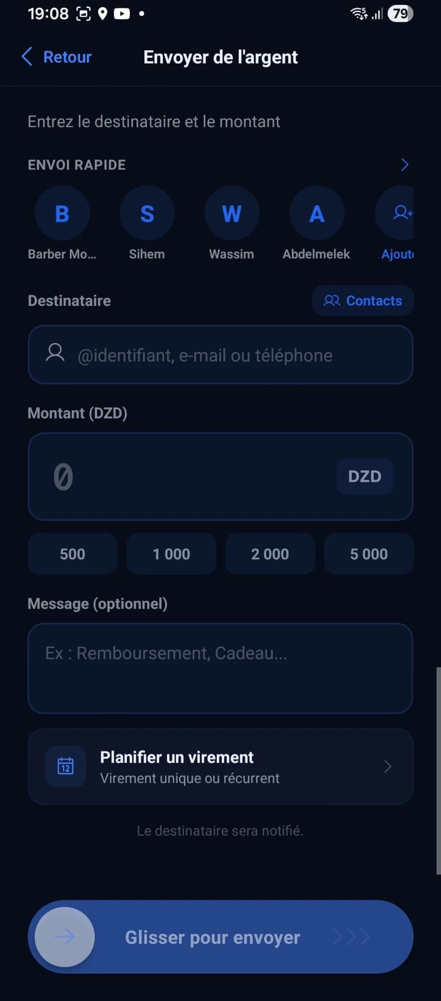 Send money